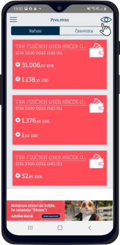 Addiko Mobile - mobilna aplikacija - nove funkcionalnosti