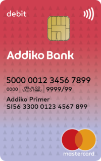 Addiko debetna kartica Mastercard