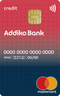 Addiko obročna kartica Mastercard