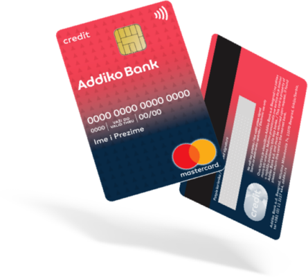 Addiko obročna kartica Mastercard