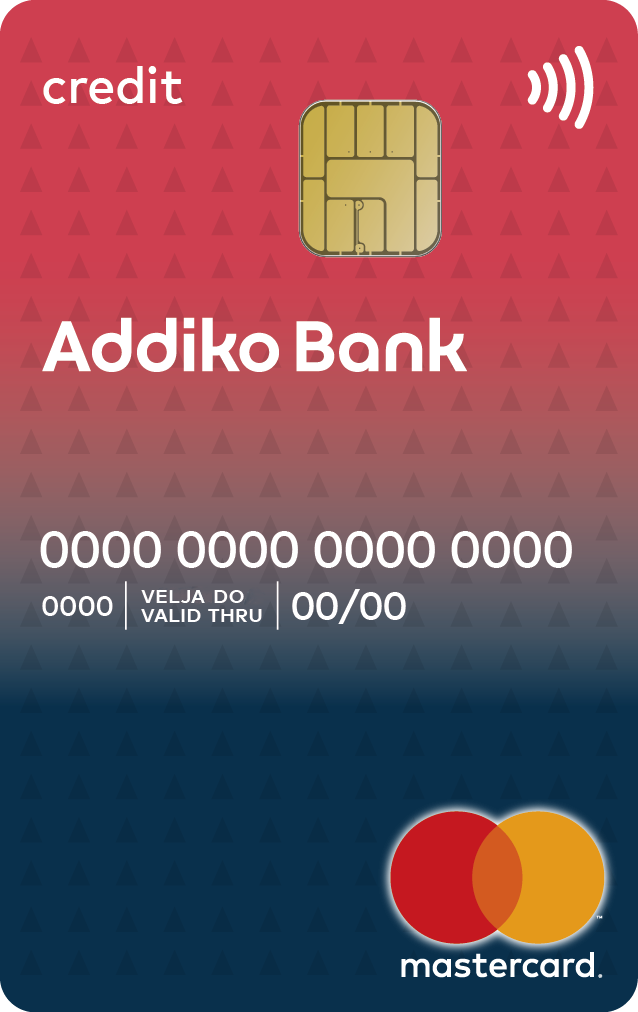 Addiko obročna kartica Mastercard